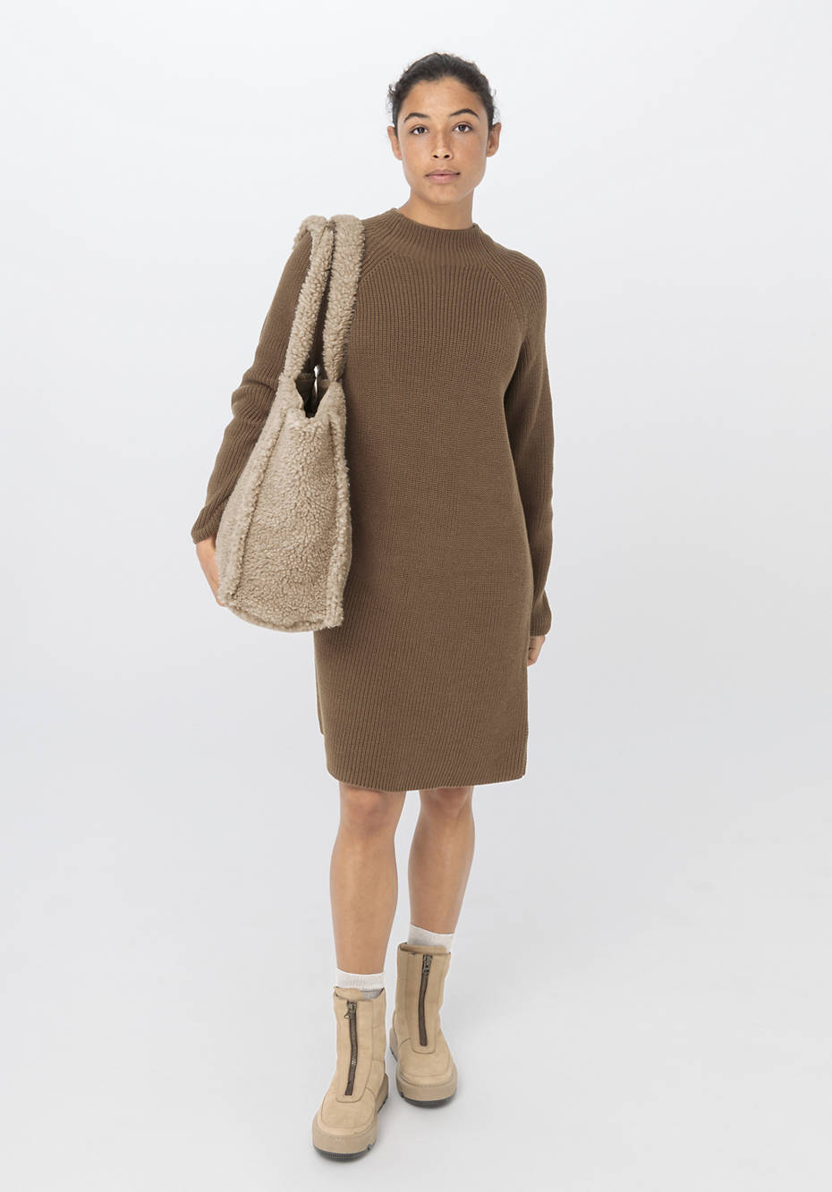 Strickkleid aus reiner Bio-Baumwolle