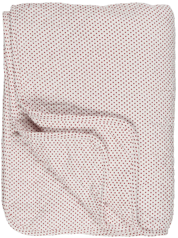 IB Laursen Quilt Weiß mit Roten Pünktchen 130x180 günstig kaufen onesize