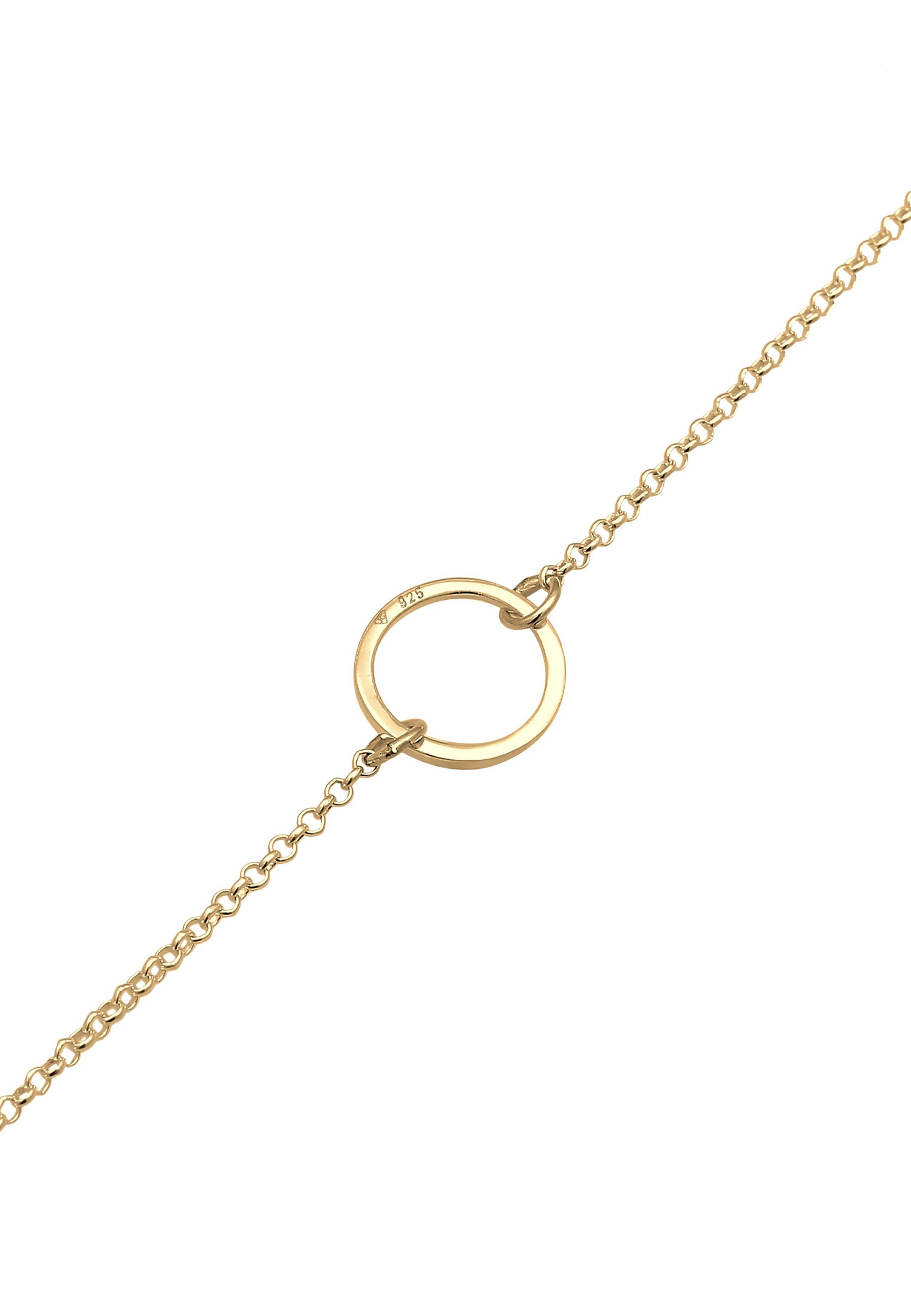 Elli női Geo Trend kör alakú nyaklánc 925 sterling ezüstből