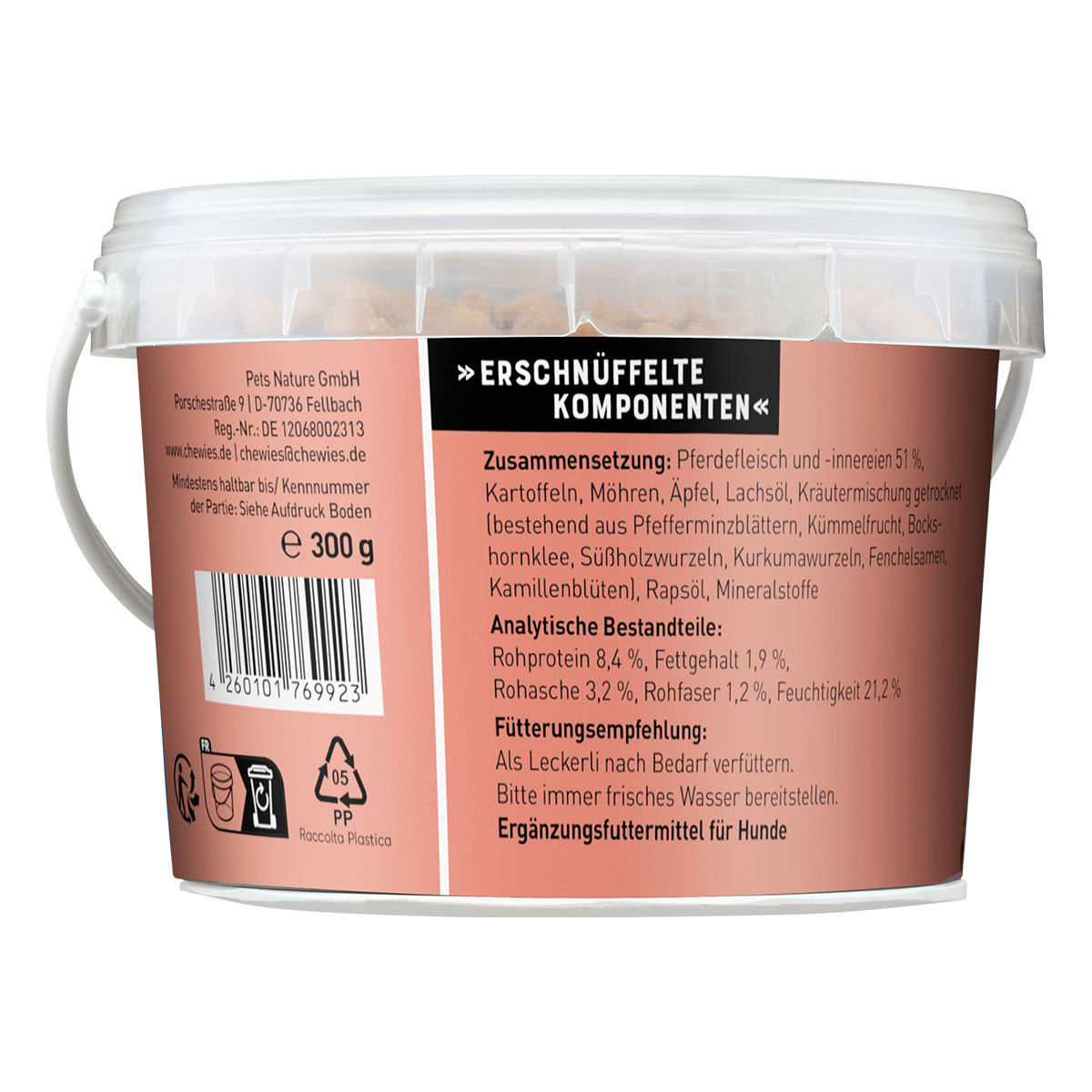 Chewies Hundesnack Trainings-Happen Pferd 300g bei ZooRoyal