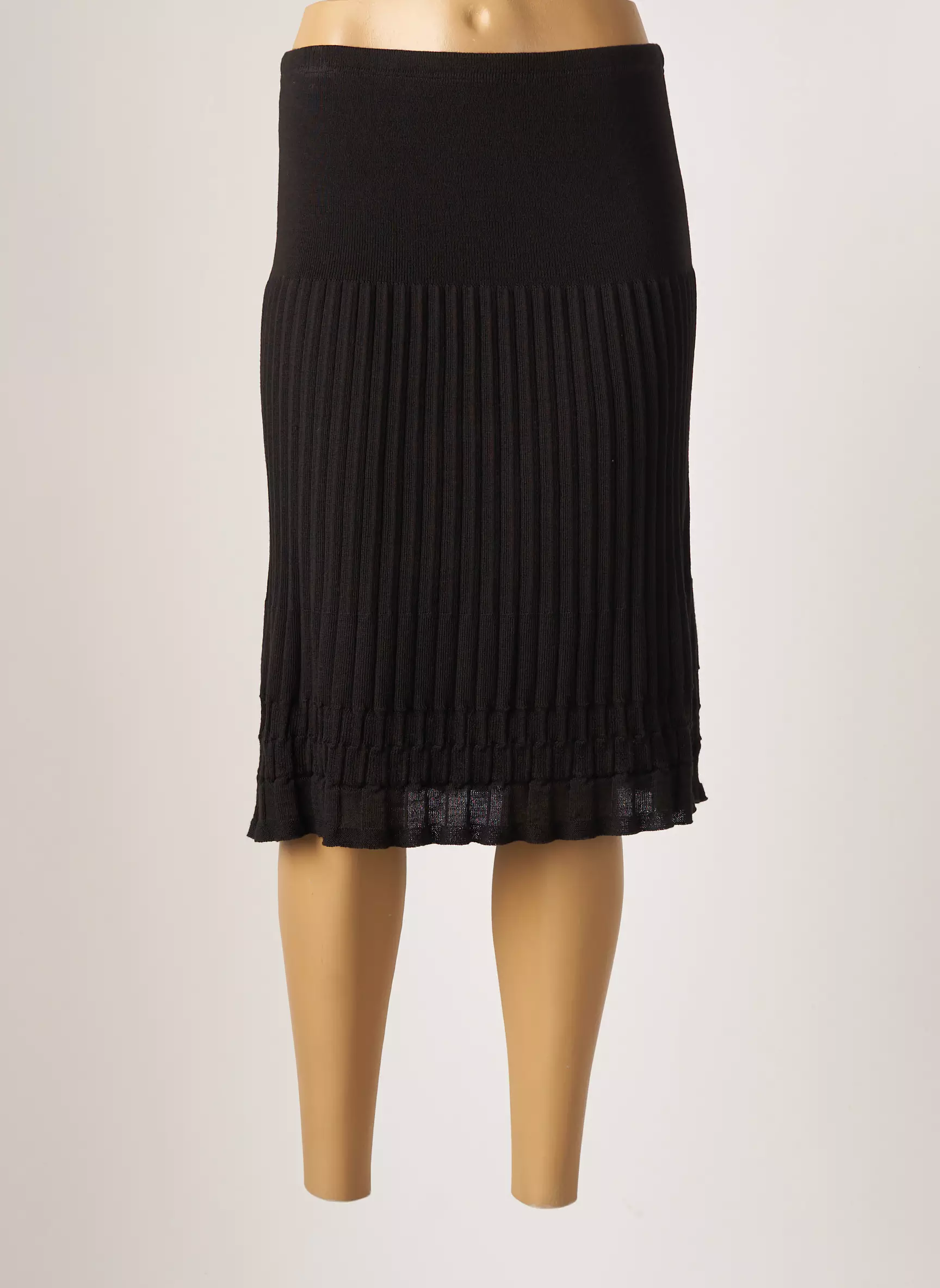 Telmail Jupes Mi Longues Femme couleur noir
