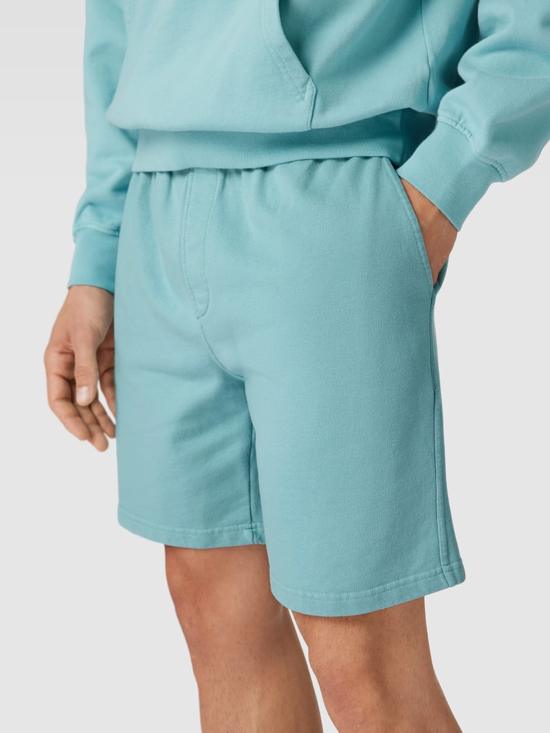 Herren Sweatshorts mit elastischem Bund in mint
