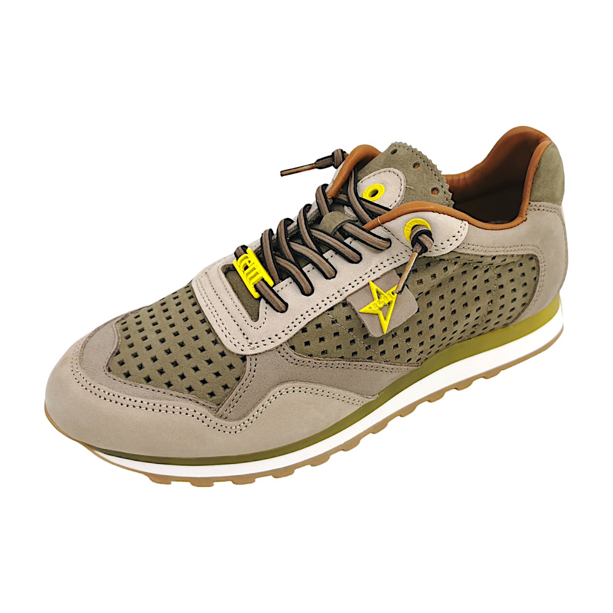 Cetti C848 Braun Nobuck Kaki