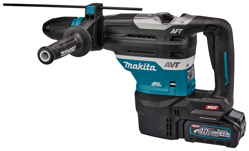 Makita HR005GM202 kombinuotas perforatorius SDS-Max 8J 40V 4.0Ah Li-ion