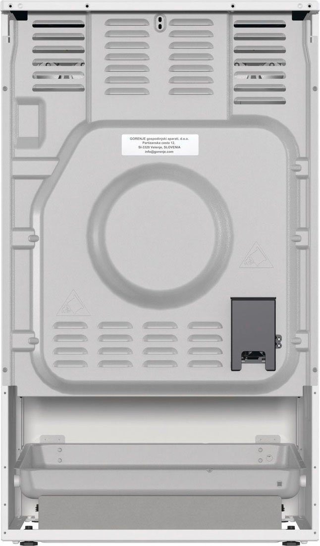GORENJE Elektro-Standherd GECS5C, mit 2-fach-Teleskopauszug, Aqua Clean