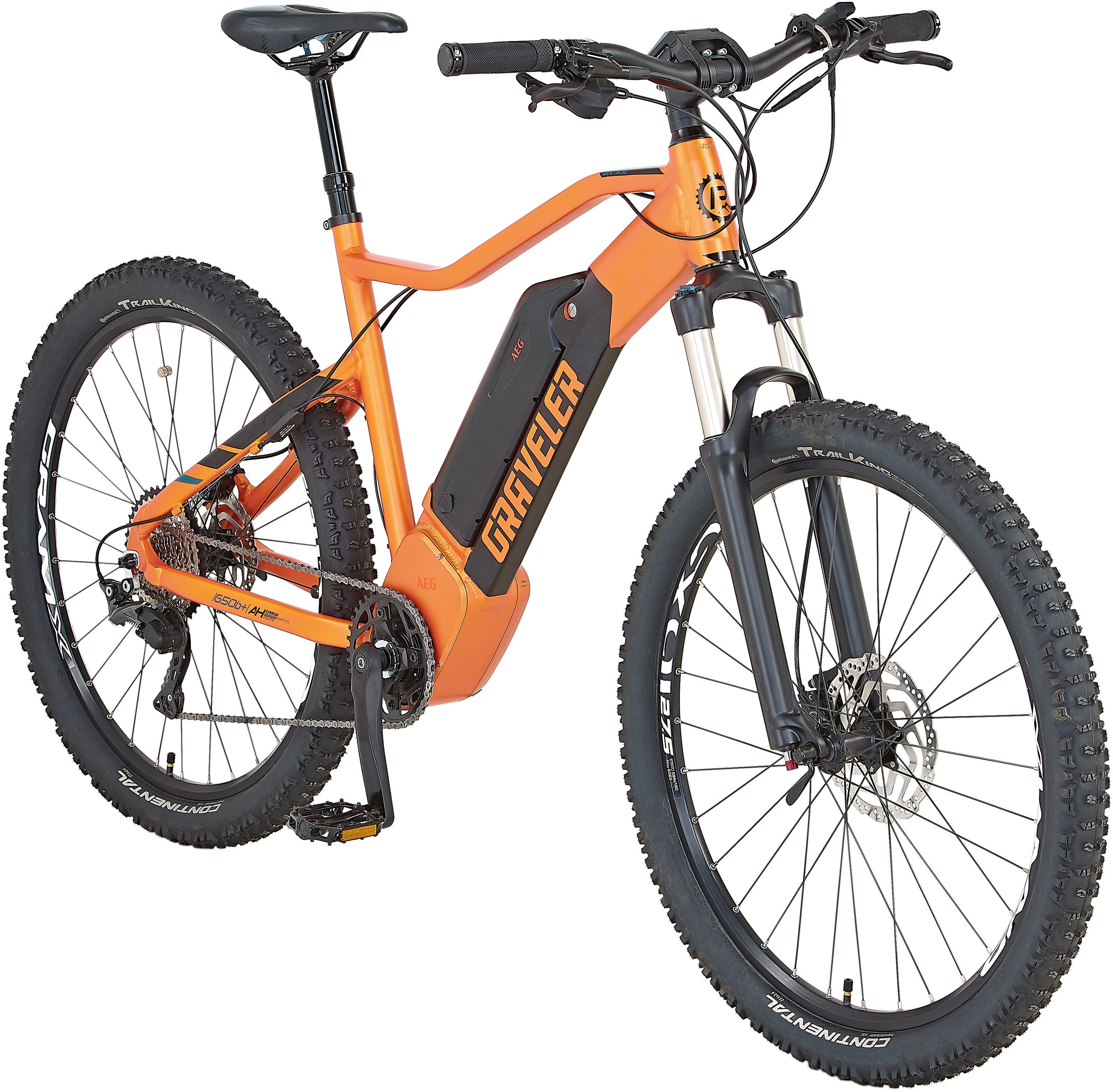 Prophete E-Bike Graveler 22.ETM.30, 10 Gang Shimano Deore XT Schaltwerk, Kettenschaltung, Mittelmotor, 614 Wh Akku