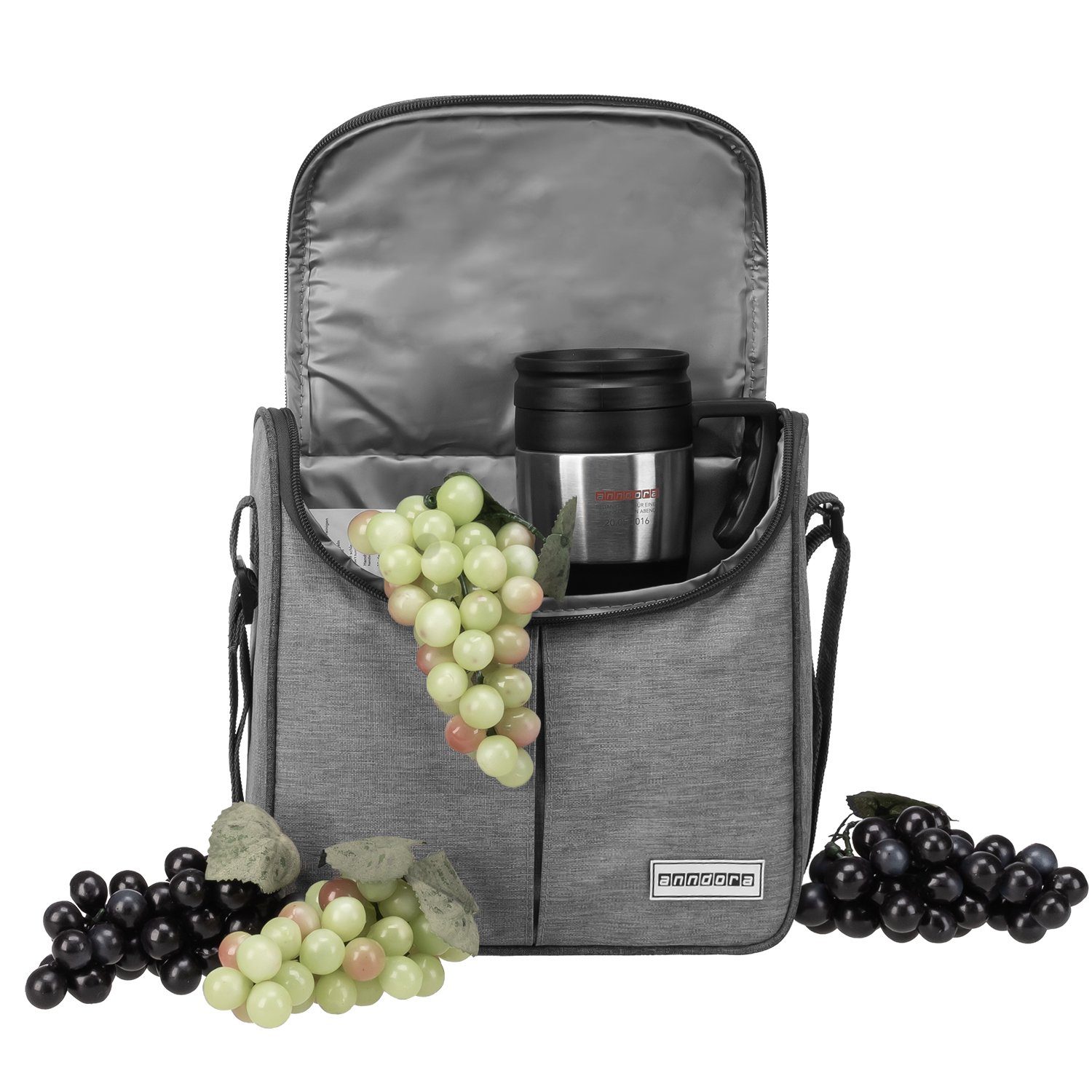 anndora Kühltasche Kleine Mini Kühltasche 4 Liter mit Tragegurt - Farbwahl