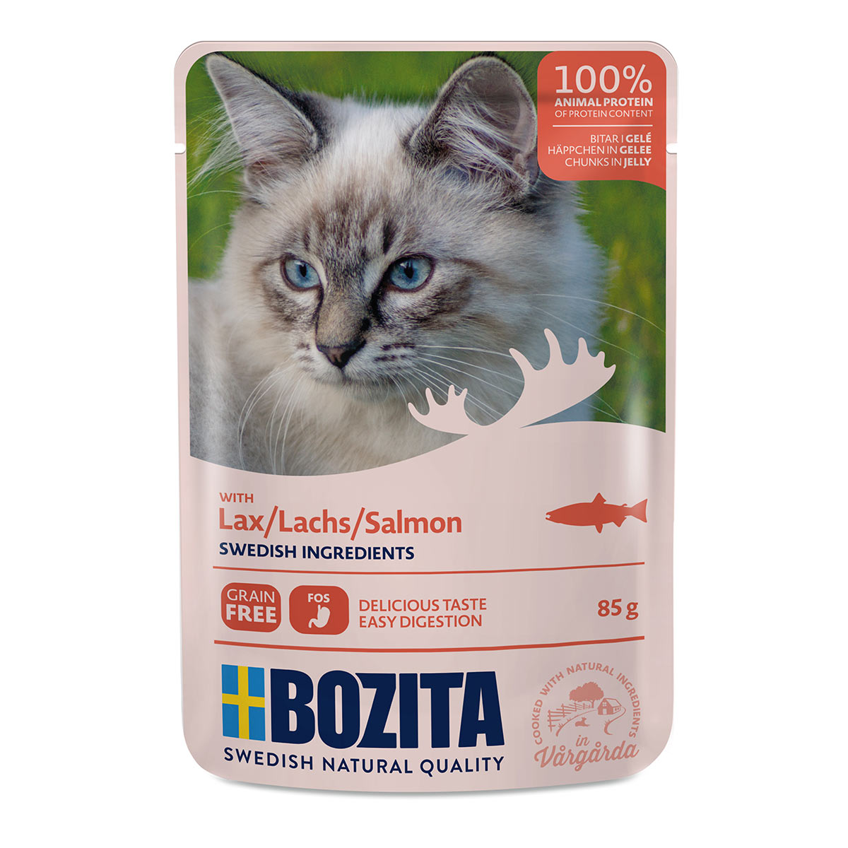 Bozita Pouch Häppchen in Gelee mit Lachs kaufen bei ZooRoyal