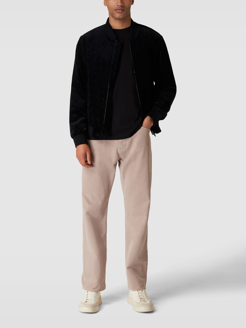 Jacke aus Samt Modell 'Hanry' in schwarz