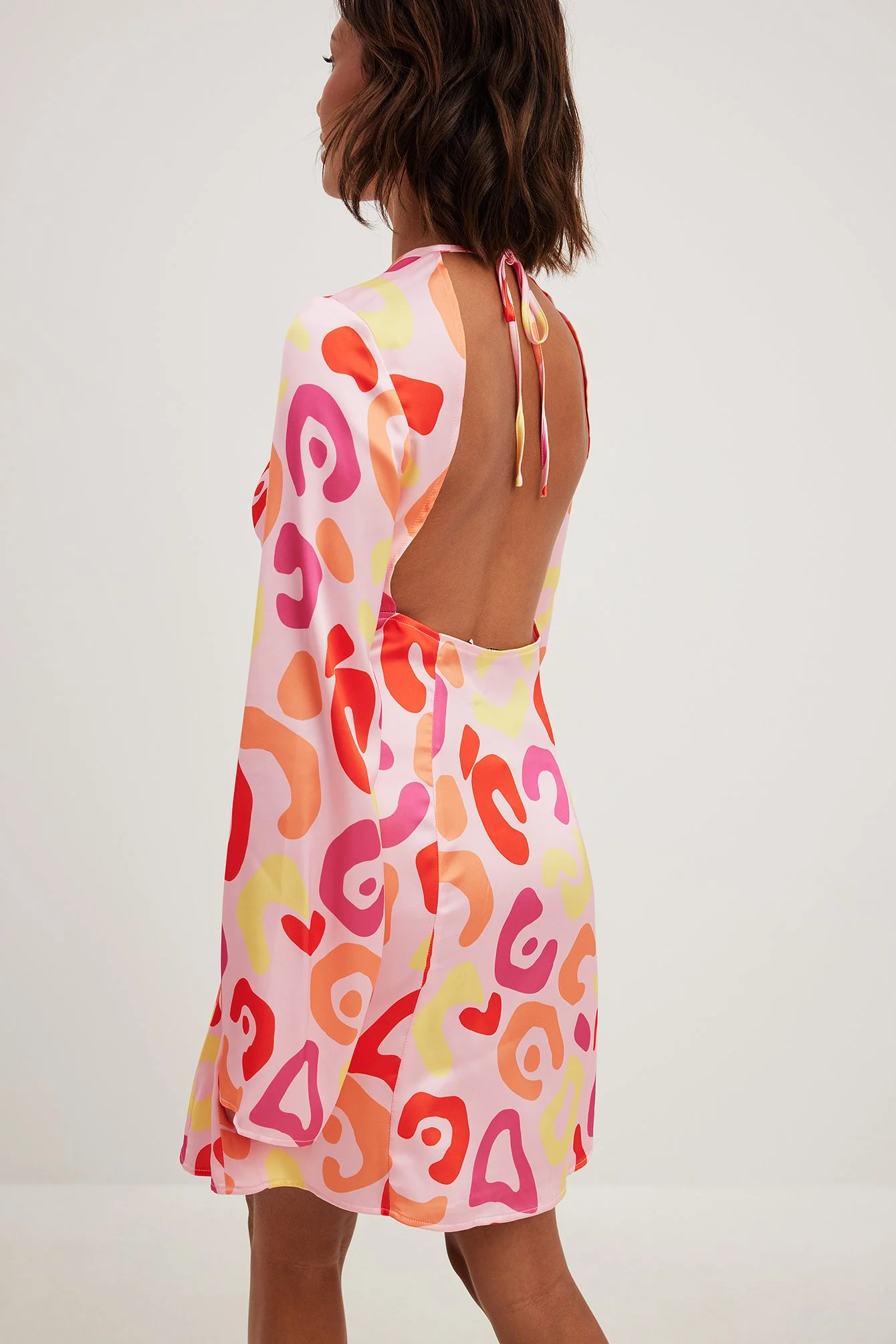 Flowy Cut Out Mini Dress