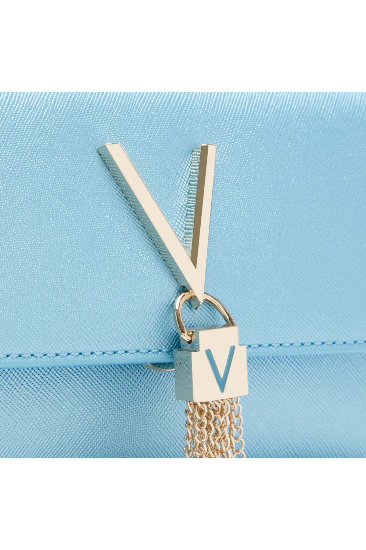 1'ASLAN  Valentino Bags Divina Damen Umhängetasche Blau Vbs1ij03turchese