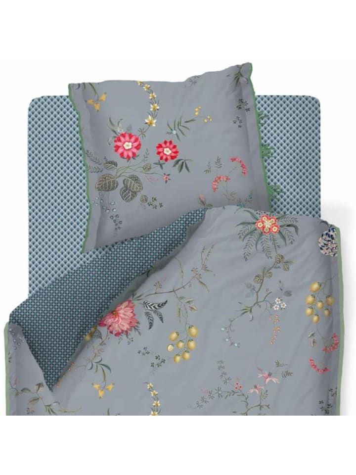 PiP Studio Bettwäsche Fleur Grandeur Blau in Blau günstig kaufen