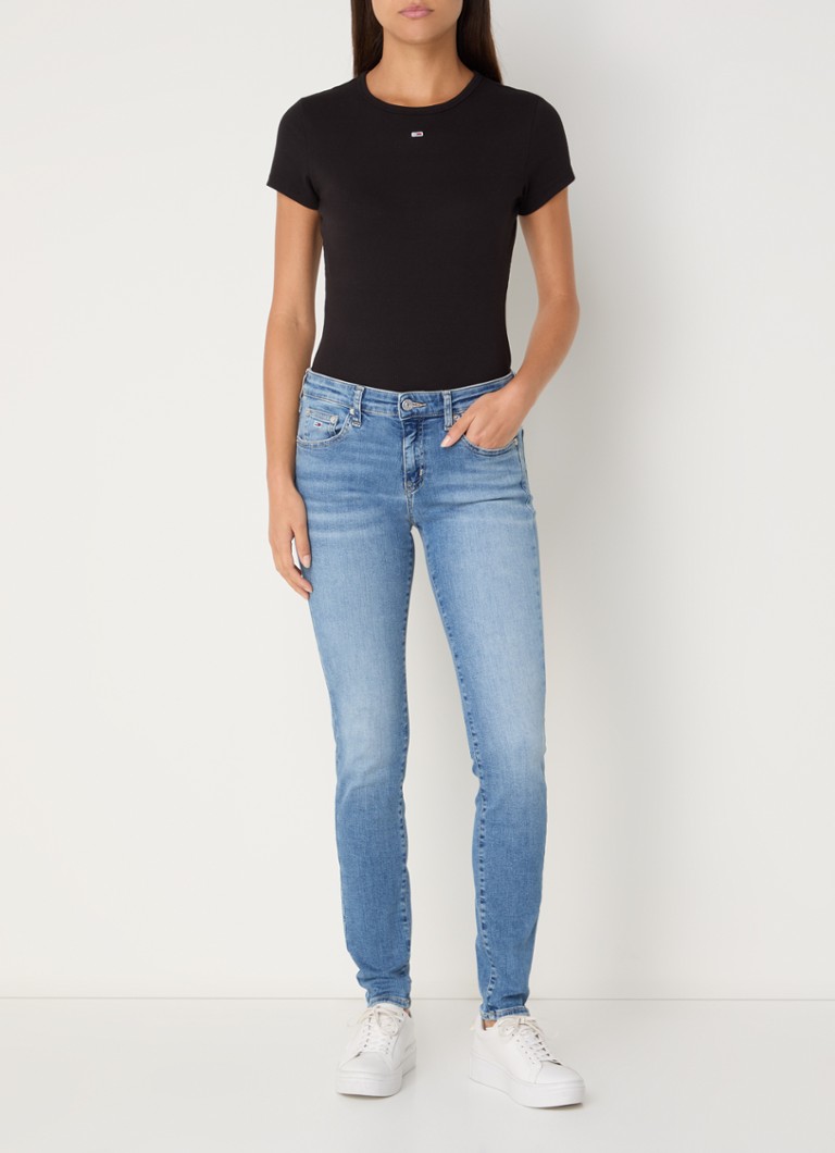 Blugi Tommy Hilfiger Sophie cu talie joasă, skinny fit, ușori