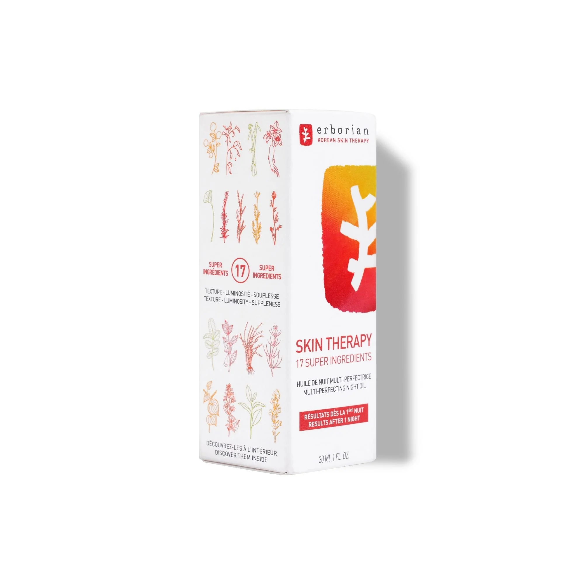 Super Ingredients Skin Therapy Night Oil - Pleťový olej s globálnym účinkom, Globálne nočné ošetrenie tváre