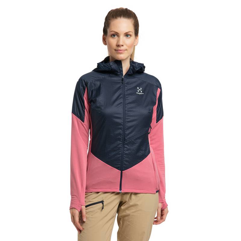 Haglöfs L.I.M Hybrid Hood Fleecejacke Damen