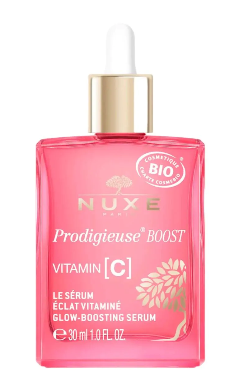 Nuxe Prodigieuse Boost šviesinantis serumas su vitaminu C