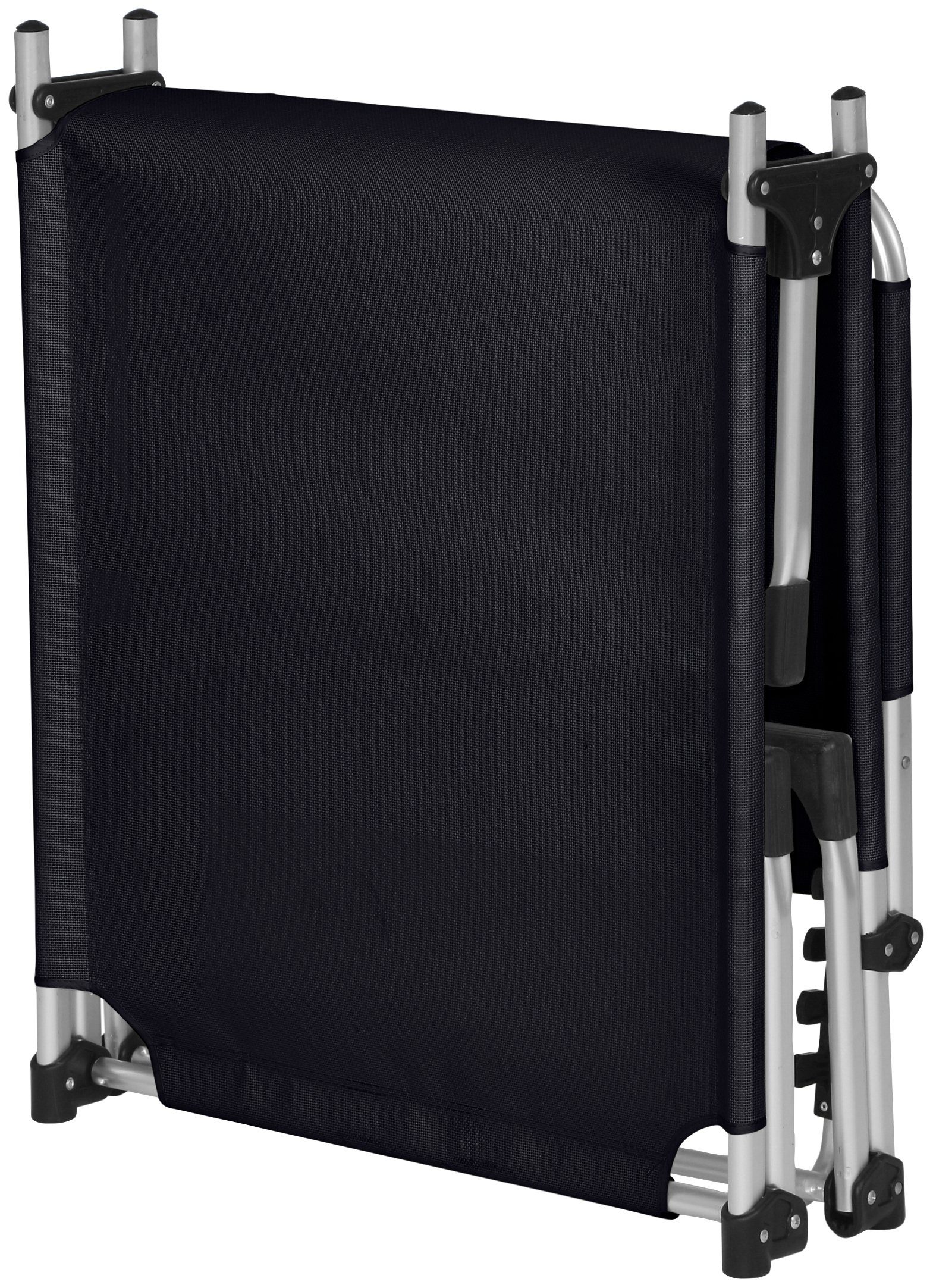 Siena Garden Gartenliege Alu-Dreibeinliege XXL, Aluminiumgestell, 4-fach verstellbar, 201x69,5x95 cm