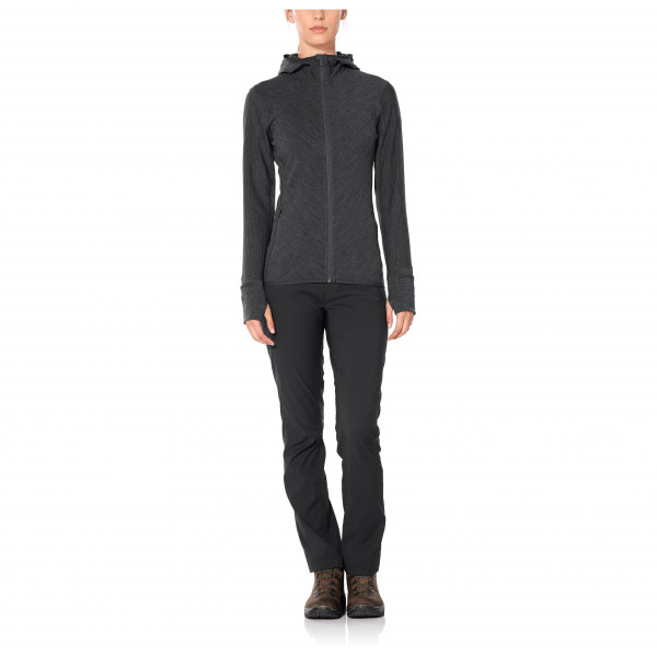 Icebreaker - Women's Descender L/S Zip Hood - Wolljacke