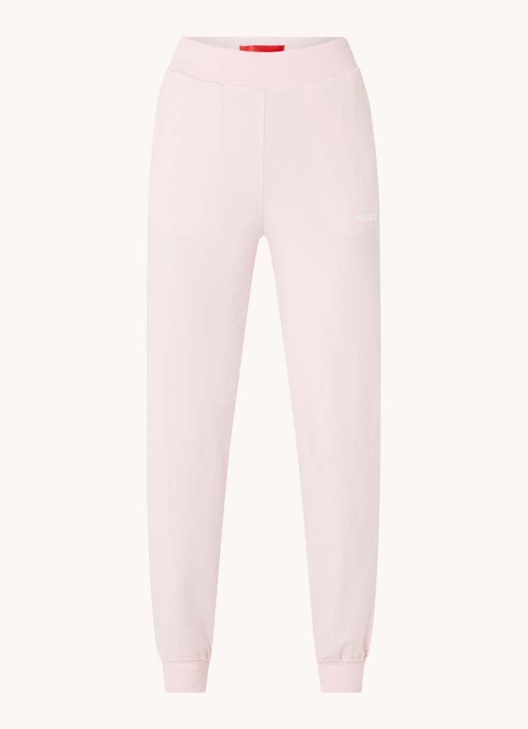 Pantaloni de trening HUGO BOSS Shuffle cu talie înaltă, croială slim, cu logo