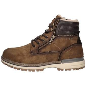 Tom Tailor Schnür Boots in braun