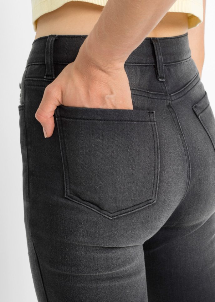 Skinny-Jeans mit Destroy-Effekten