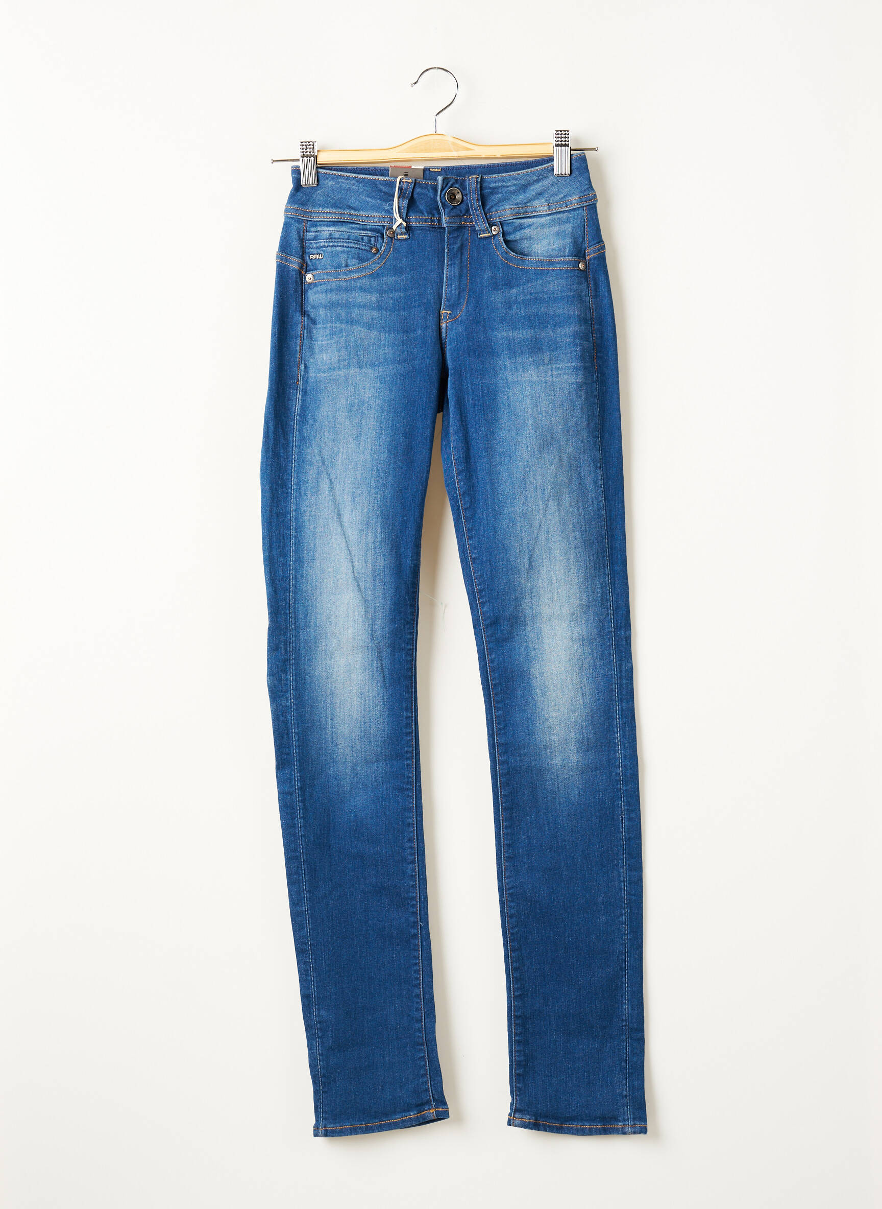 G Star Jeans Coupe Slim Femme couleur bleu