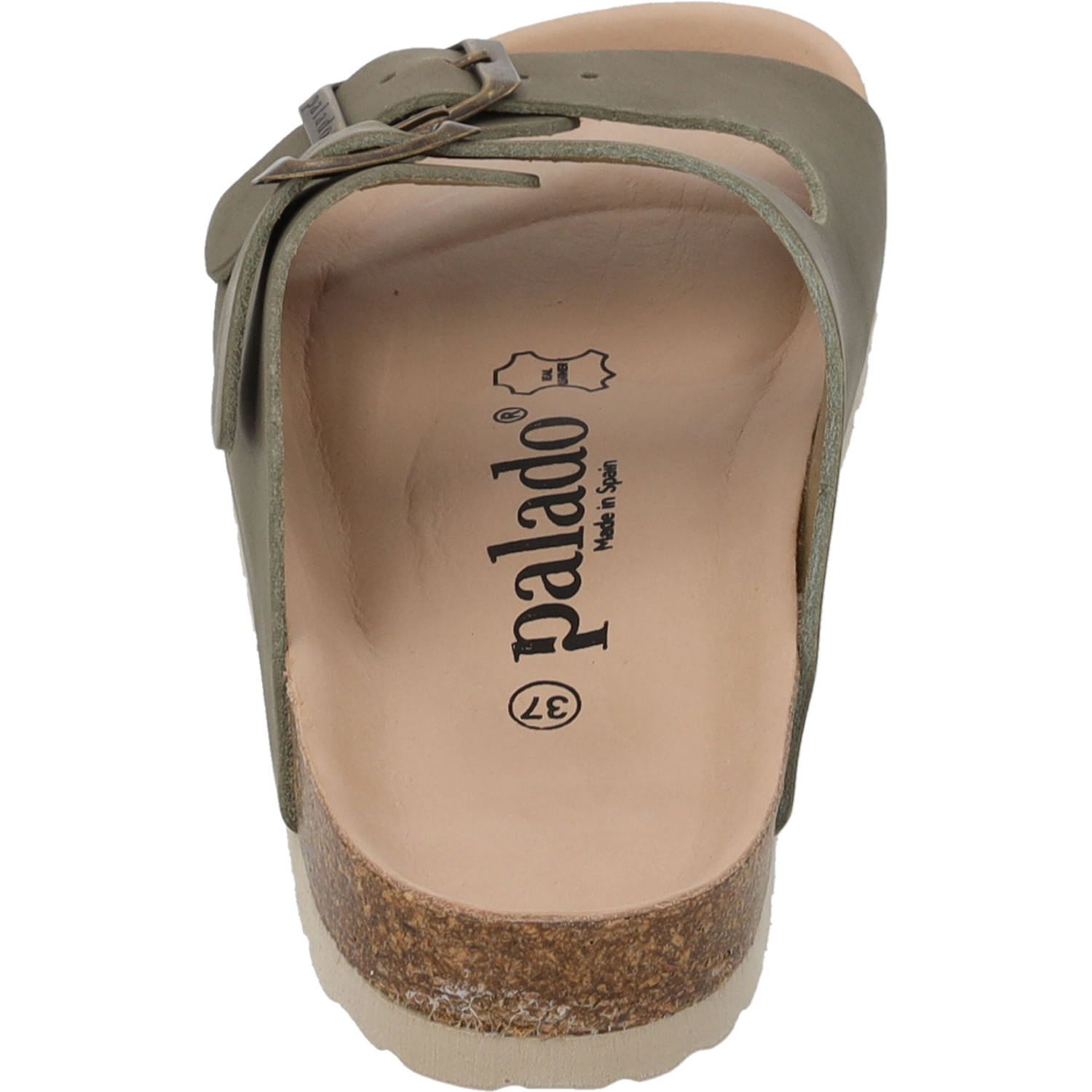 Palado Korfu Premium Leather, Pantoletten, Damen, Khaki