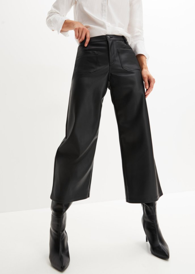 Lederimitat-Culotte