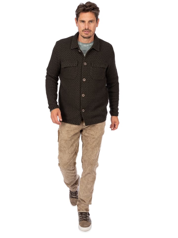 OS-Trachten Strickjacke 427002-0771 in dunkelgrün günstig kaufen