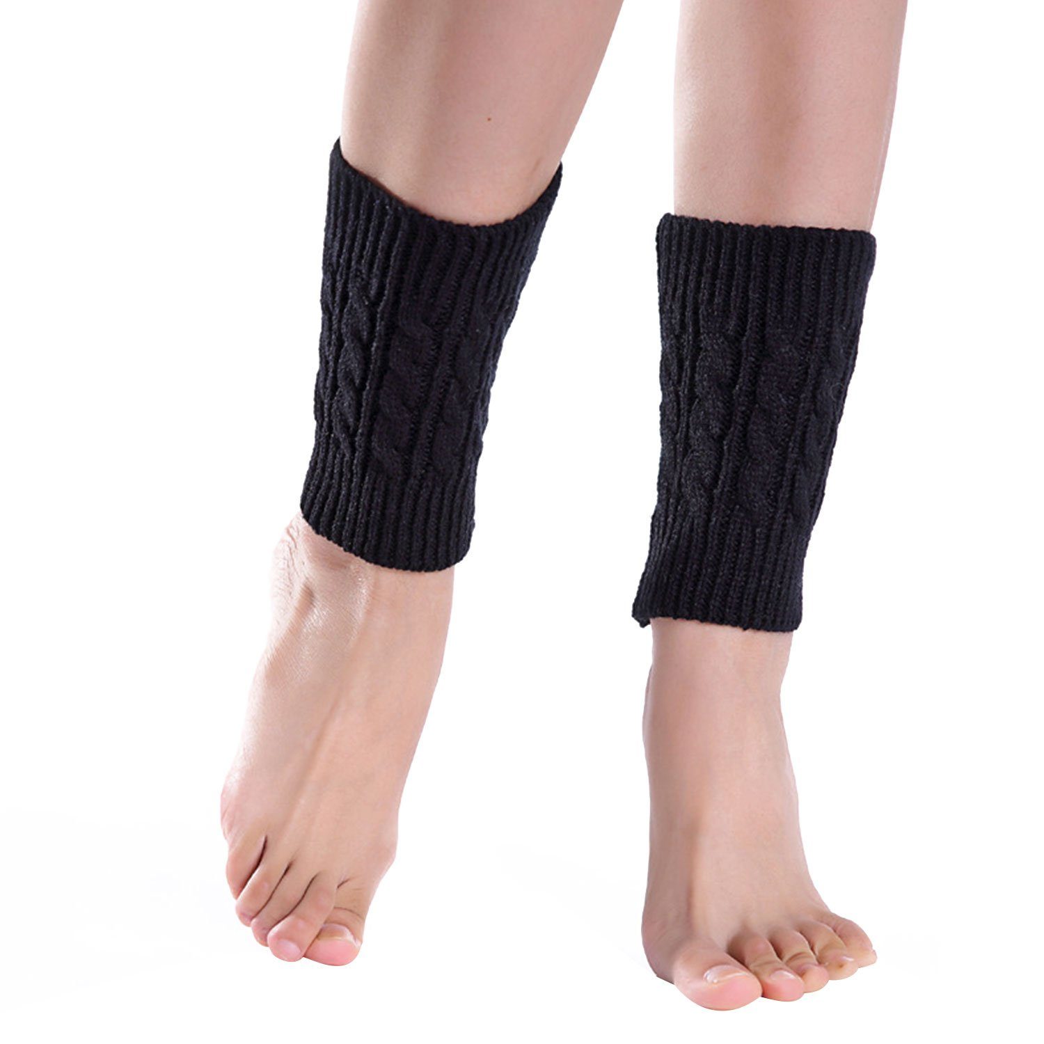 MAGICSHE Beinstulpen Stulpen Damen Winter Beinwärmer Gestrickte Legwarmers