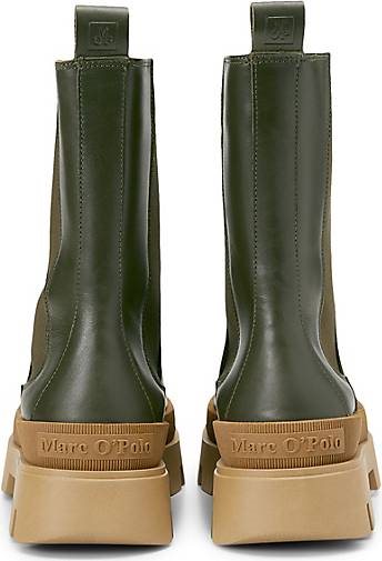 Marc O'Polo Hoher Chelsea-Boot aus glattem Kalbleder