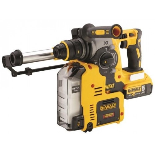 DeWalt DCH275P2-QW Akumulatorski kombinovani čekić sa usisavanjem prašine 18 V 5,0 Ah + brzoizmjenjiva stezna glava