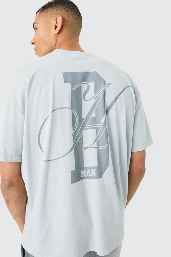 Oversize T-Shirt mit Bh Man Print