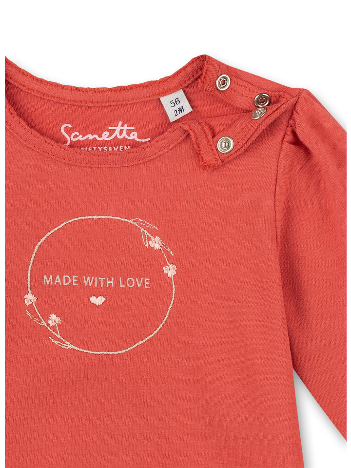 Sanetta Langarmshirt in Rot günstig kaufen