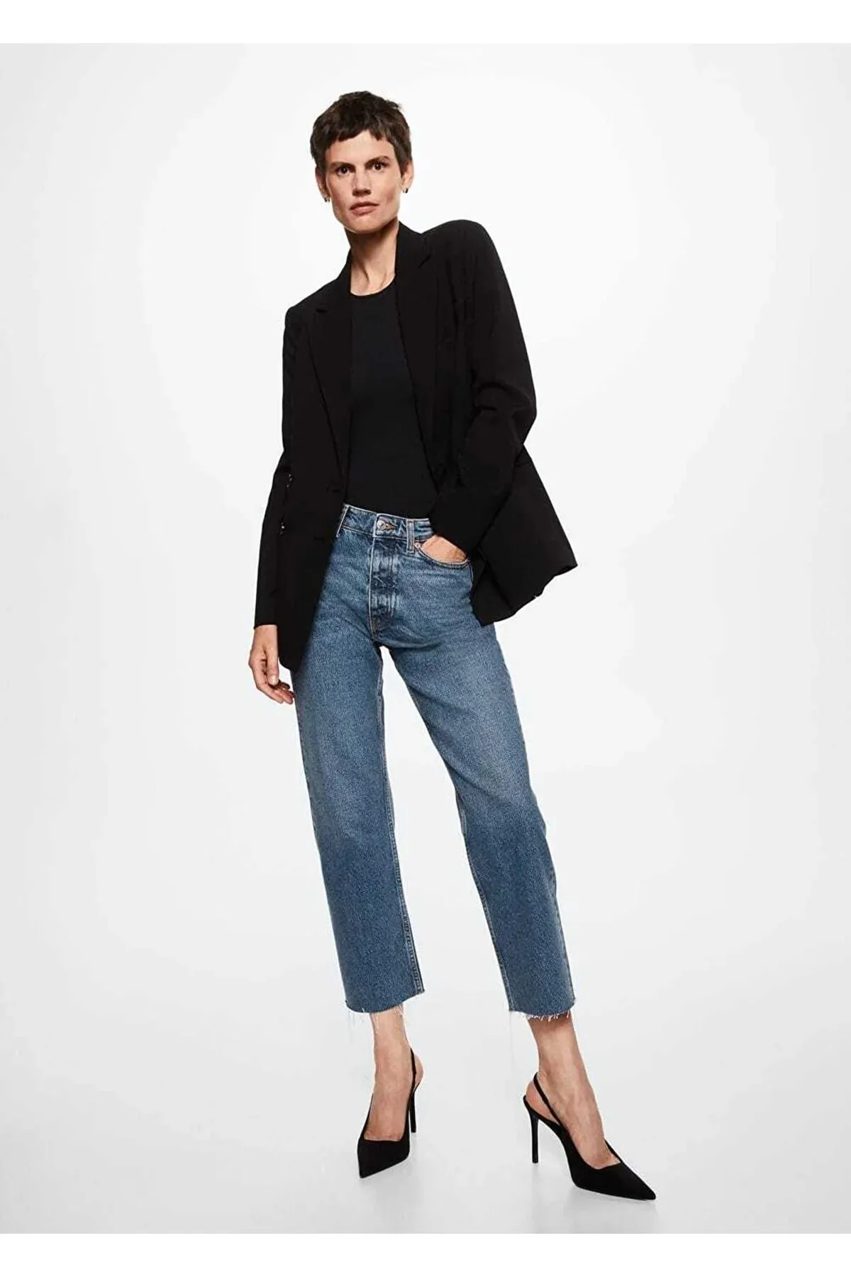 MANGO  37073846 Jeans Dunkelblau
