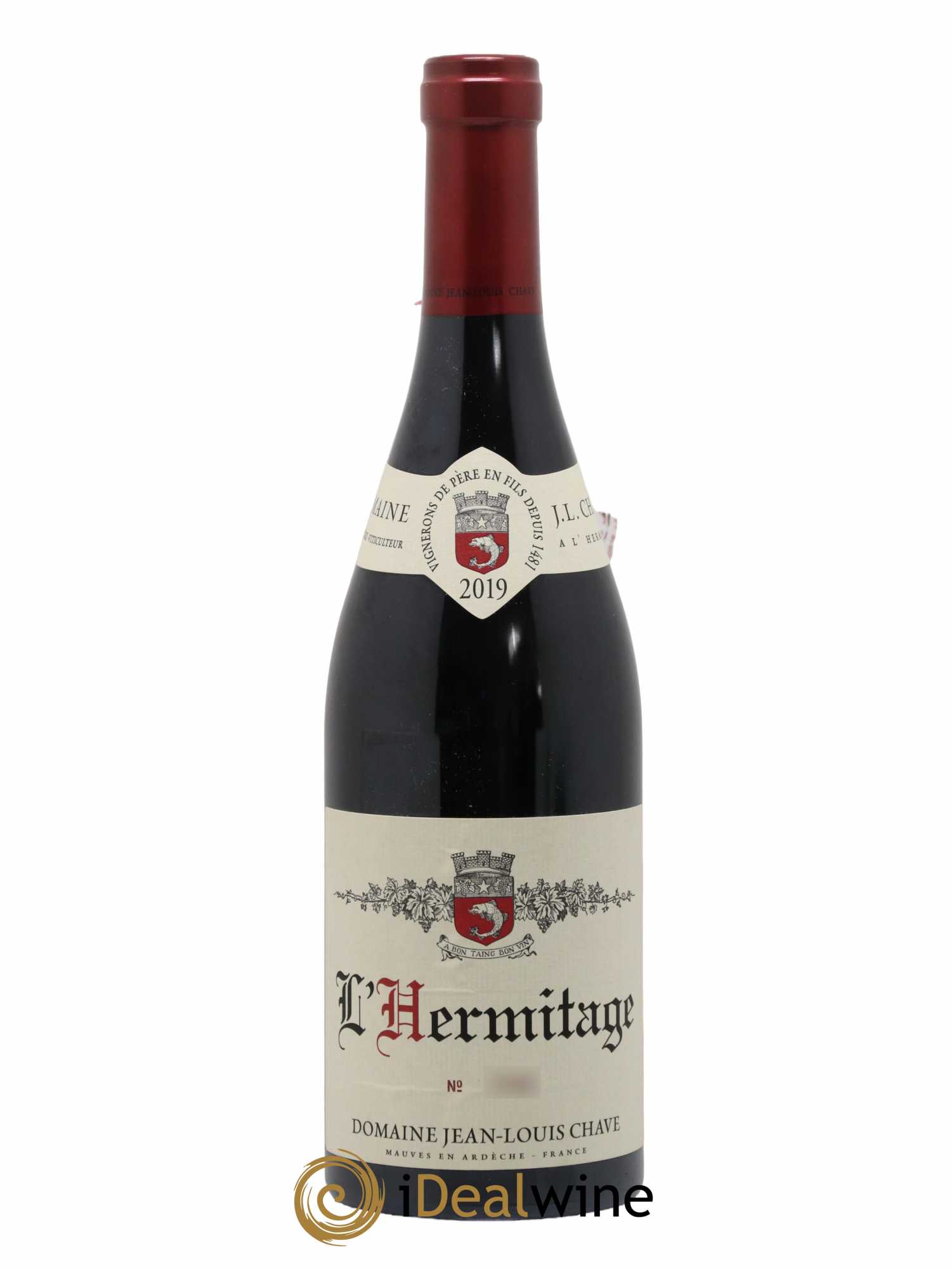 Hermitage Jean-Louis Chave  2019 - Lot de 1 Bouteille