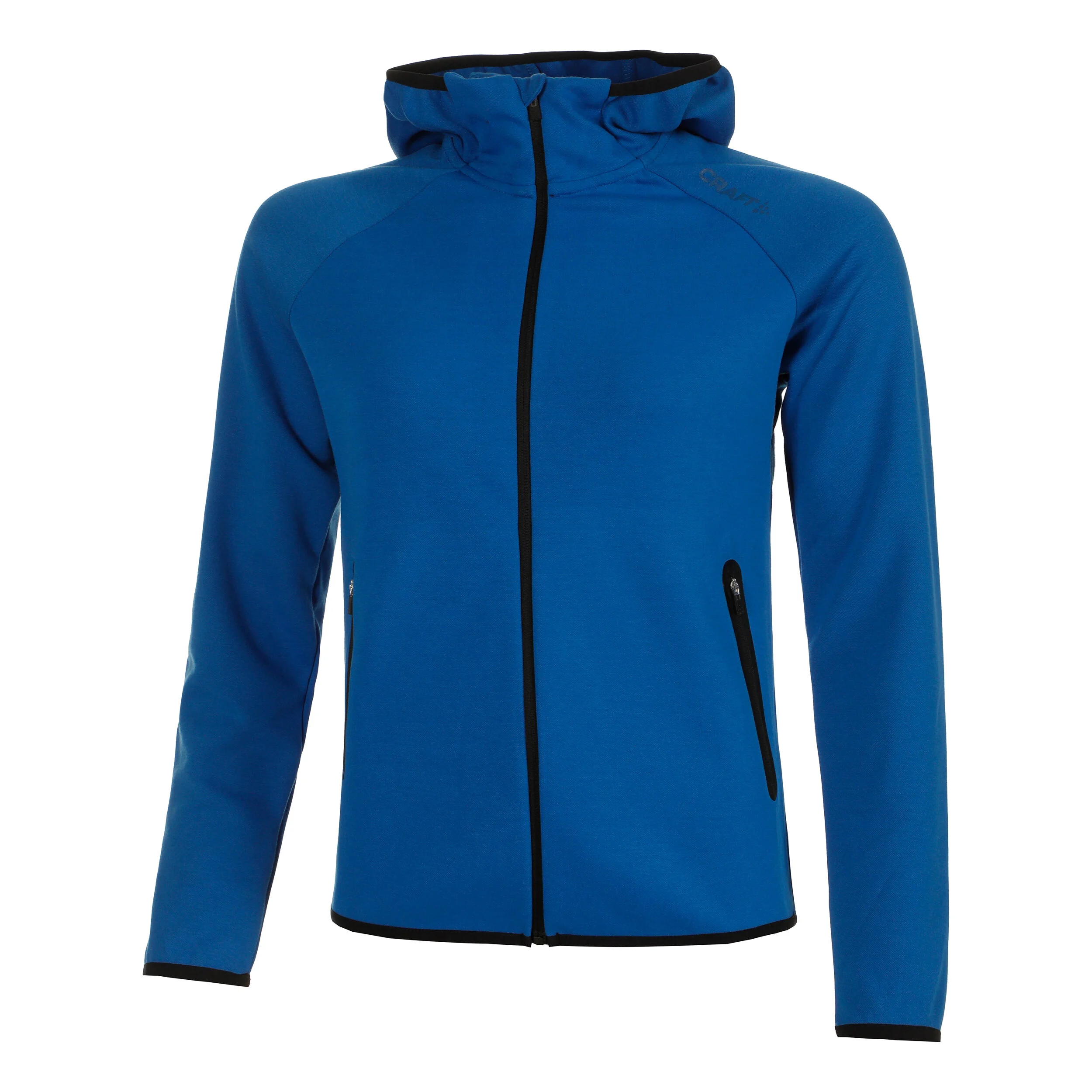 Full Zip Hood Sweatjacke Damen - Blau