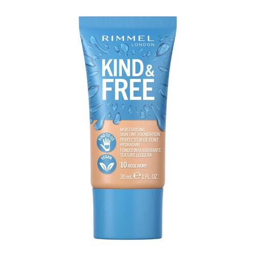 Rimmel London Kind & Free tekući puder 10 Rose Ivory 30 ml