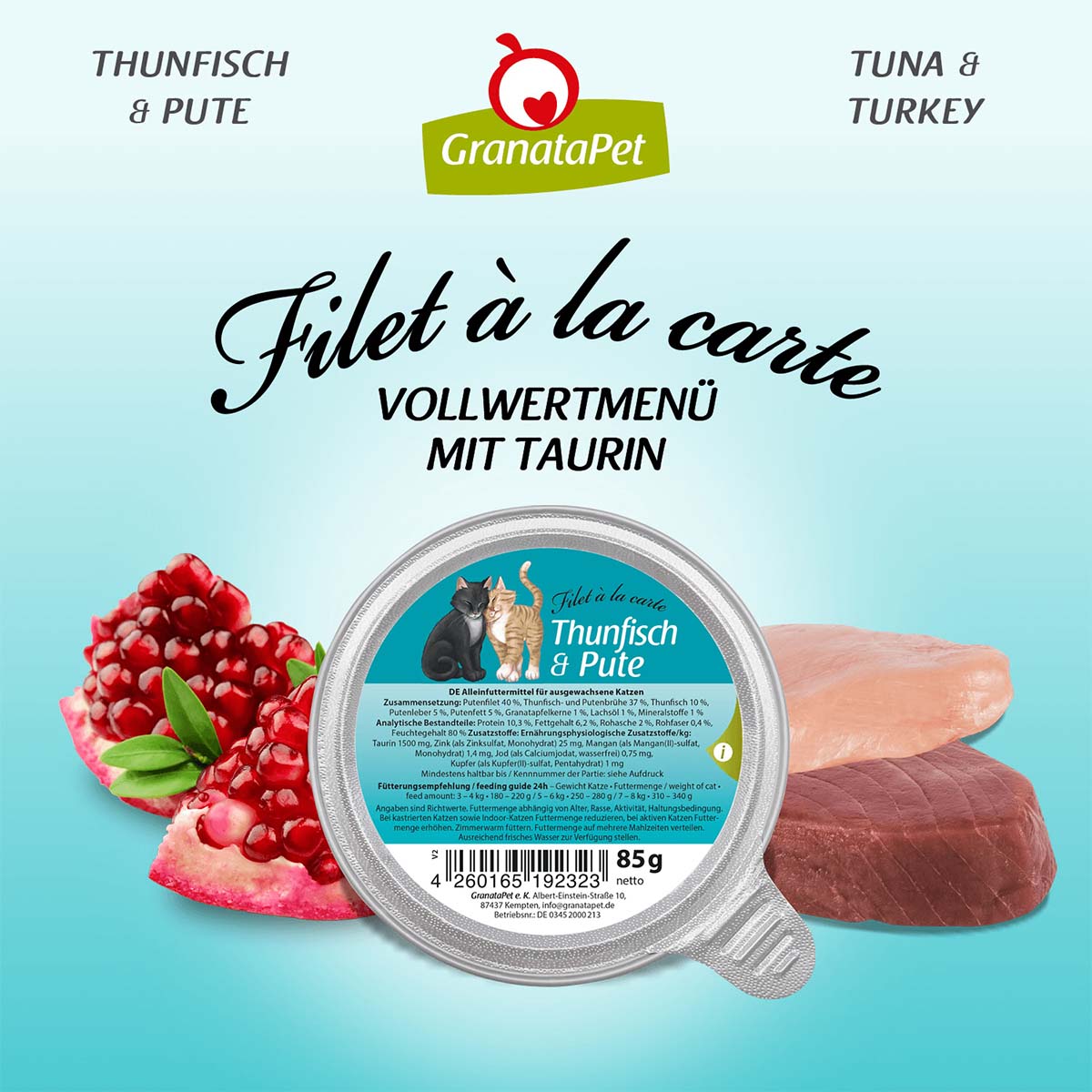 GranataPet Filet à la carte Thunfisch & Pute kaufen bei ZooRoyal