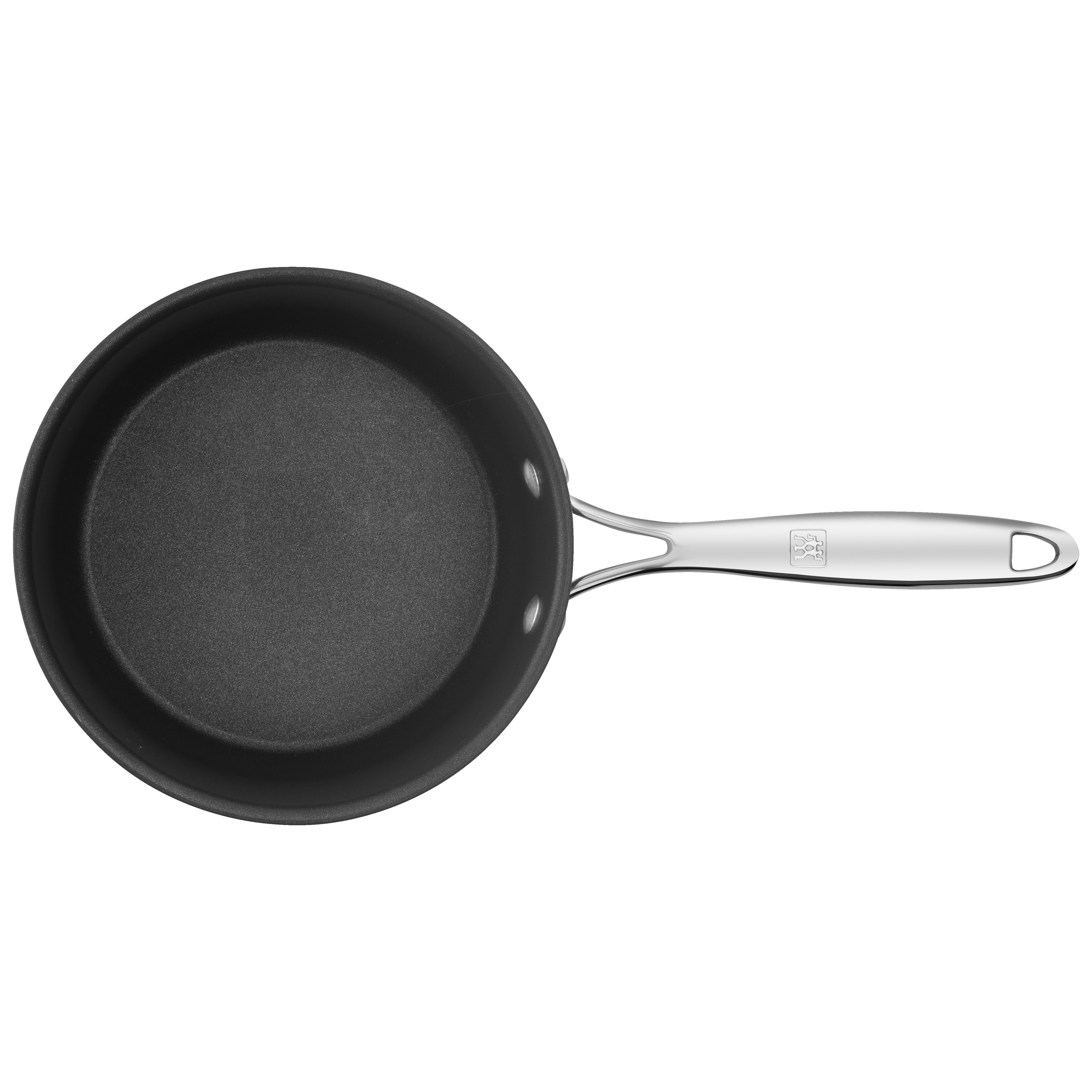 Stieltopf 18 cm, Aluminium, Schwarz