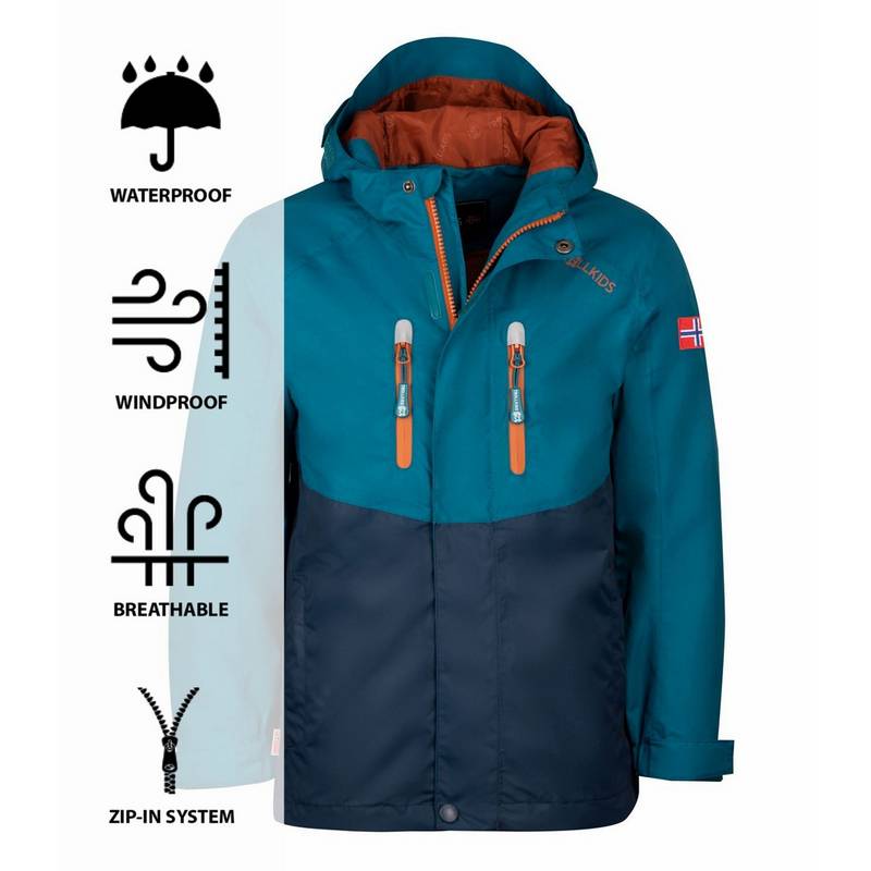 Trollkids Nusfjord Regenjacke Kinder
