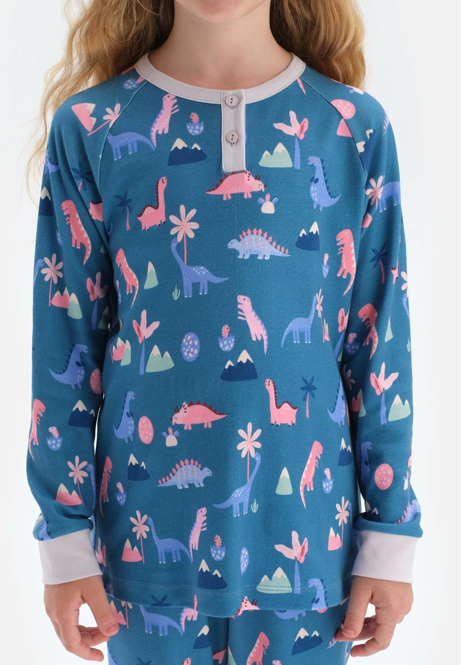 DAGI CREW NECK ANIMALSET - Pijama
