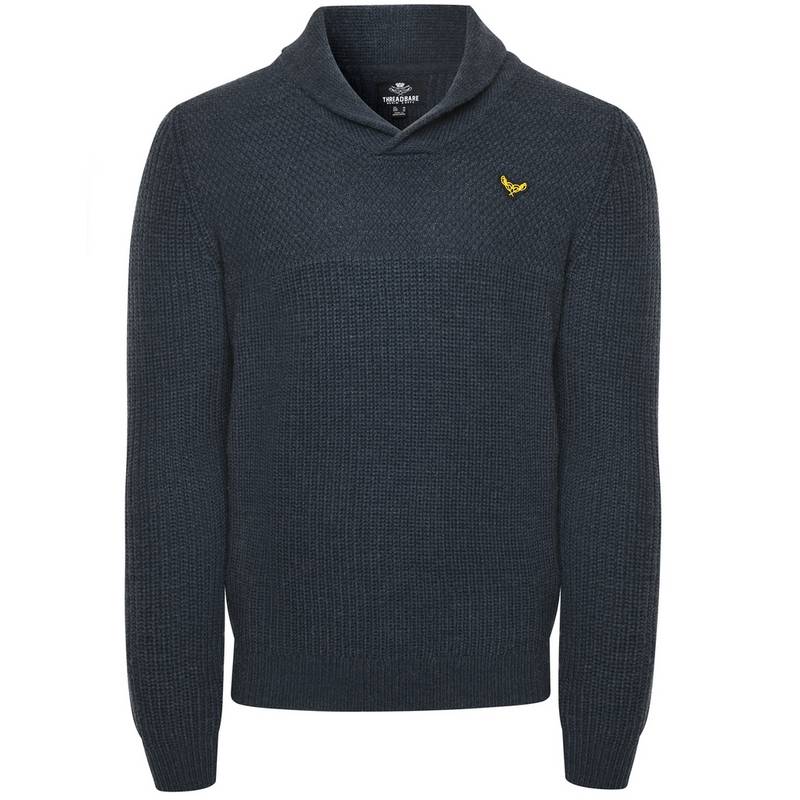 Threadbare Cromwell V-Pullover Herren