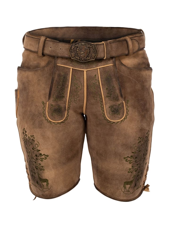 MADDOX Lederhose ALLNERSEE in braun günstig kaufen