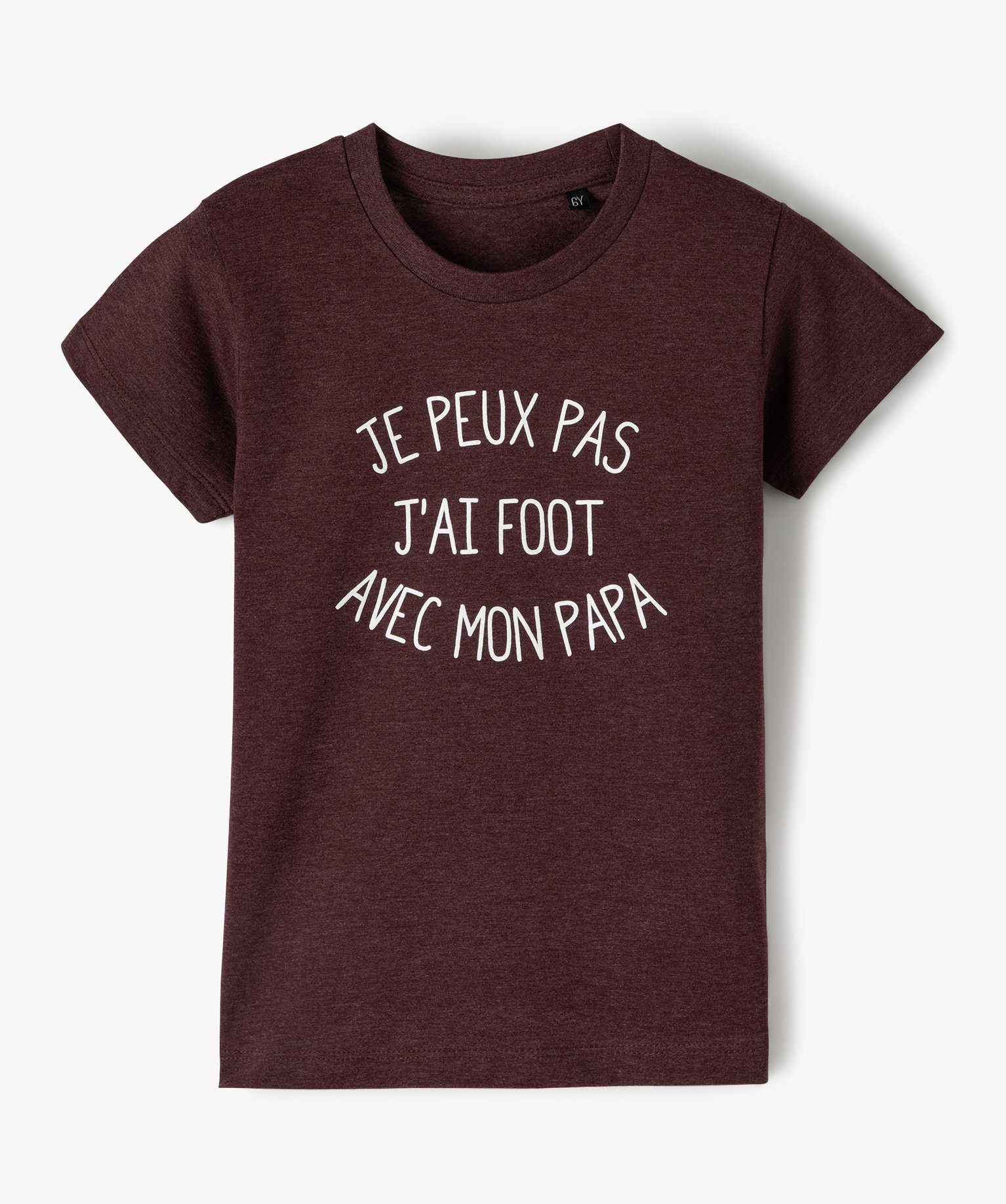 Tee-shirt fille motif fantaisie football | GEMO
