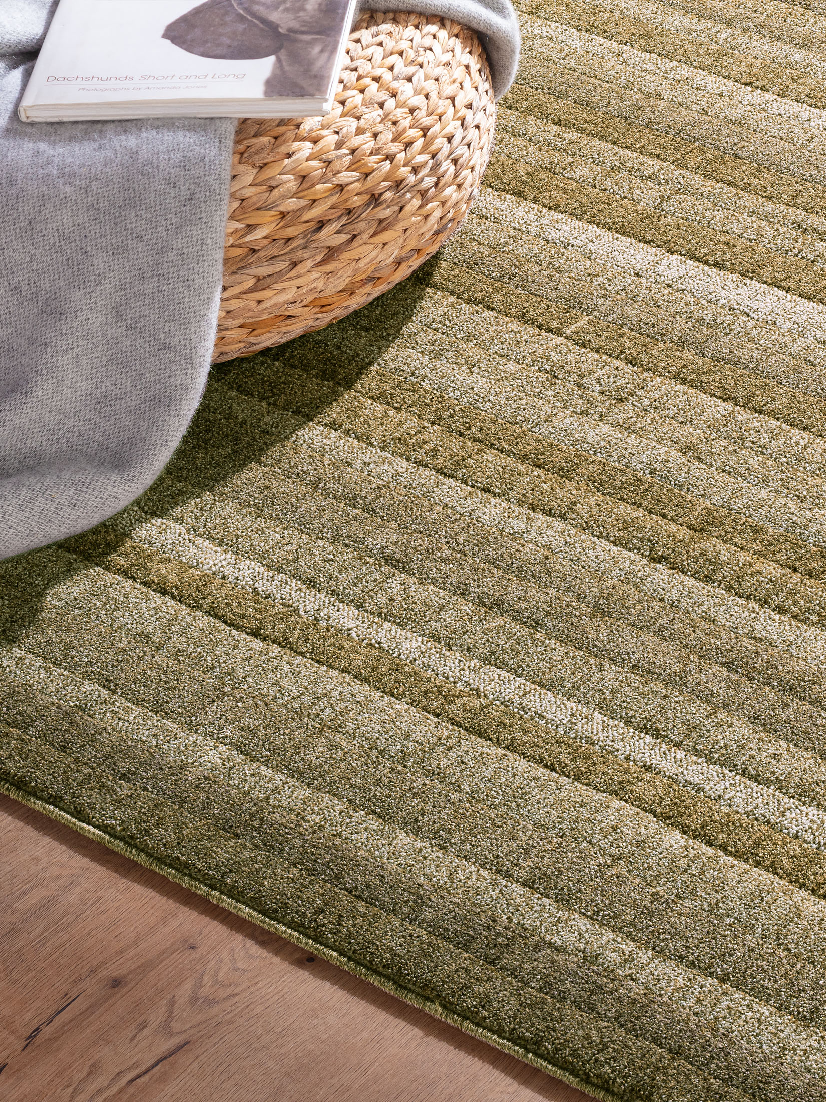 Hillsboro Moderner Teppich, Grün