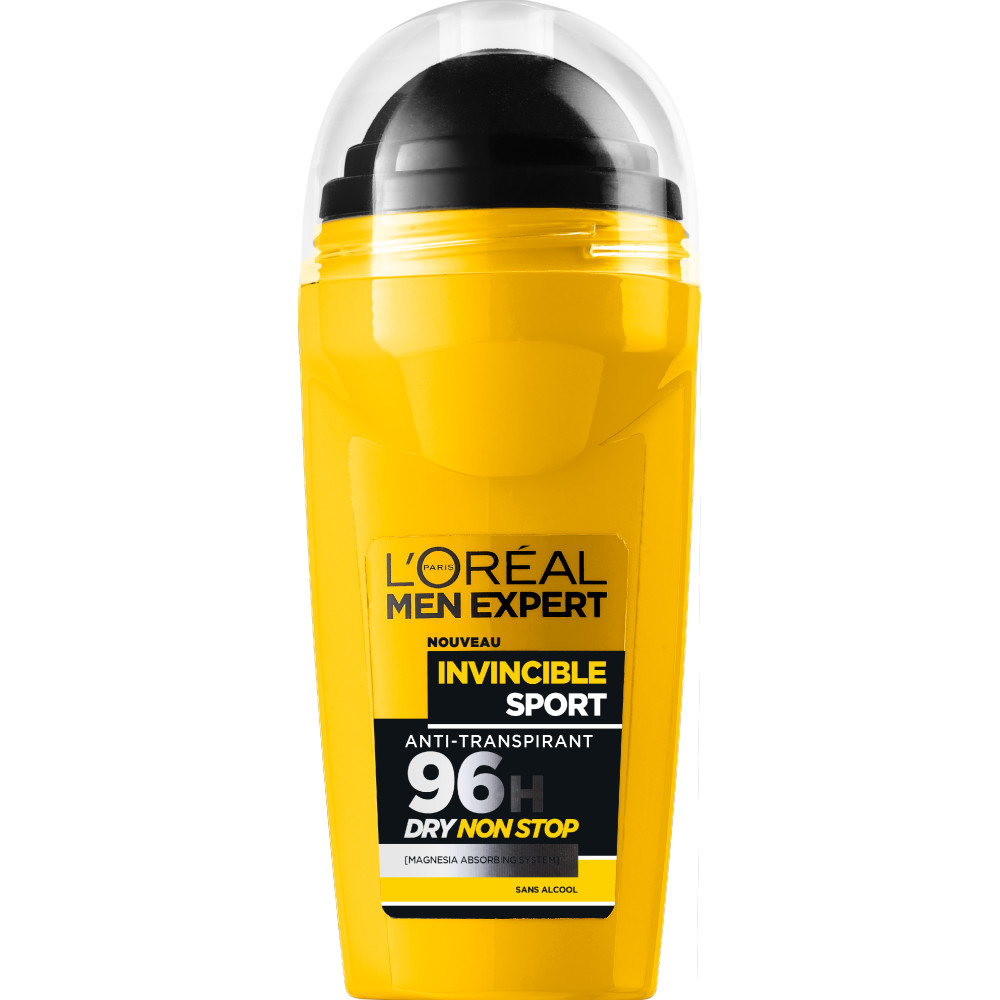 L'Oréal Paris L'Oréal Men Expert Invincible Sport Déodorant Bille Dry Non Stop 96H - 50ml Déodorant Bille Homme
