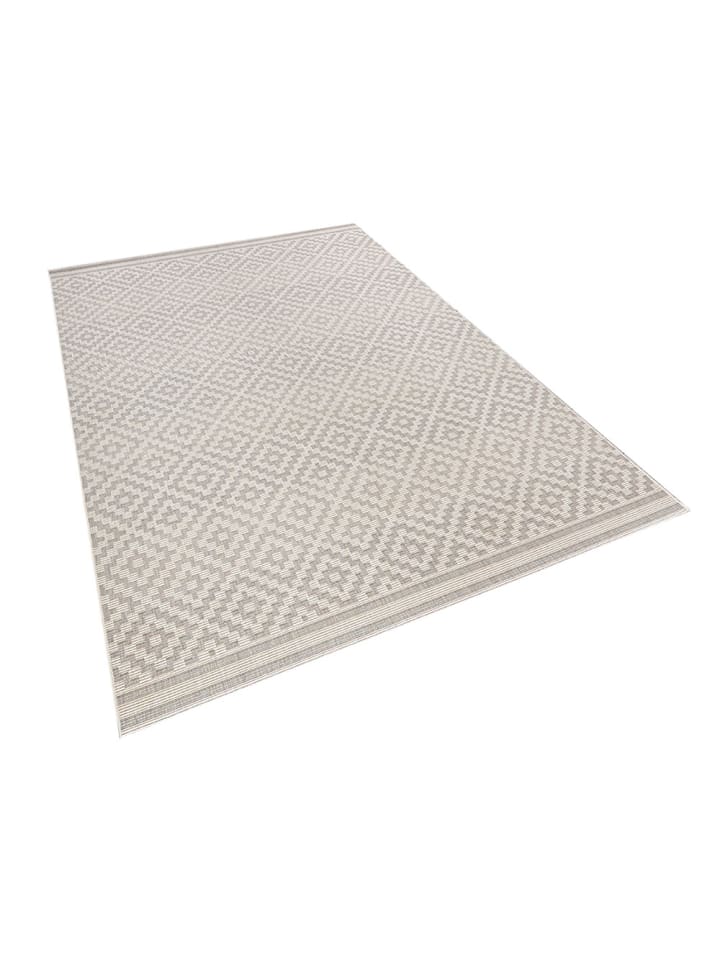 Teppich Boss In- & Outdoorteppich Raute Grau Creme günstig kaufen 160x230cm