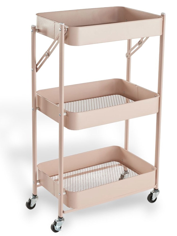UTILITY Servierwagen in Rosa - (B)50 x (H)90 x (T)35 cm günstig kaufen onesize