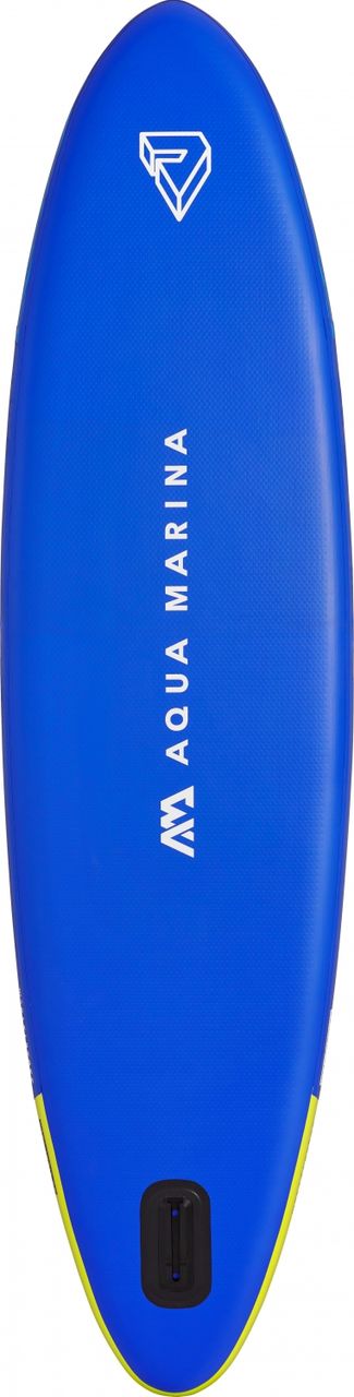 PureHaven Aqua Marina SUP Board 320x81cm mit Reißverschlussrucksack Double Action-Pumpe LIQUID AIR V1 Paddel Einschub-Mittelfinne Sicherheitsleine Blau